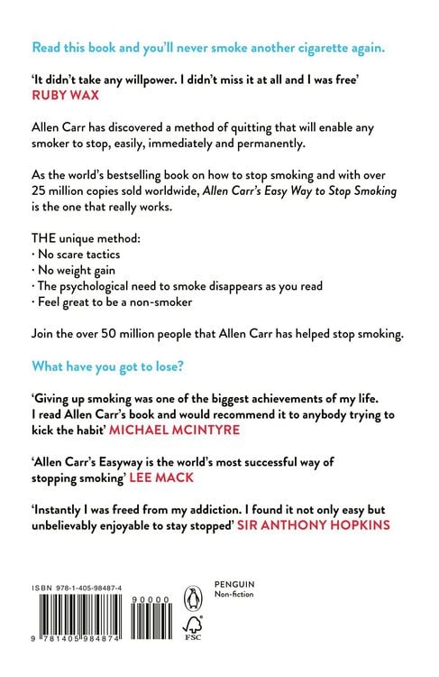 Produktbild: Allen Carr's Easy Way to Stop Smoking