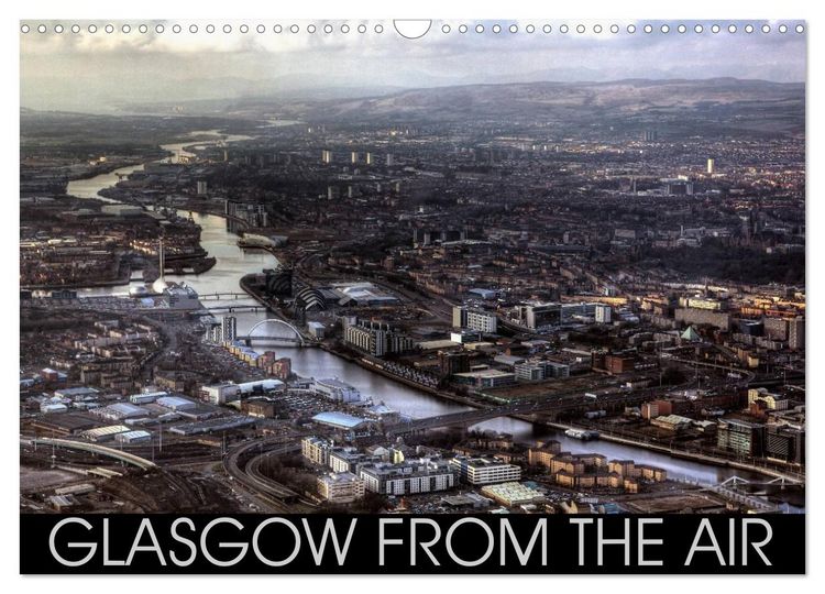 Produktbild: Glasgow from the Air (Wall Calendar 2026 DIN A3 landscape), CALVENDO 12 Month Wall Calendar