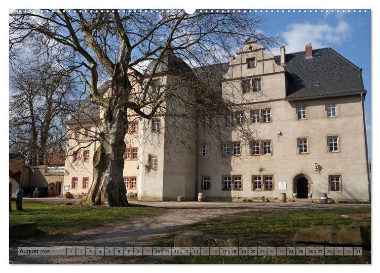 Produktbild: Wunderbares Th&uuml;ringen - Schl&ouml;sschen (hochwertiger Premium Wandkalender 2026 DIN A2 quer), Kunstdruck in Hochglanz