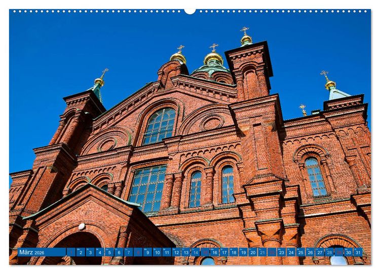 Produktbild: Helsinki - Die lebenswerteste Stadt der Welt (Wandkalender 2026 DIN A2 quer), CALVENDO Monatskalender
