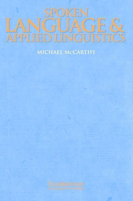 Produktbild: Spoken Language and Applied Linguistics