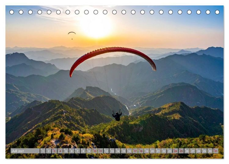 Produktbild: Luftspr&uuml;nge riskieren (Tischkalender 2027 DIN A5 quer), CALVENDO Monatskalender