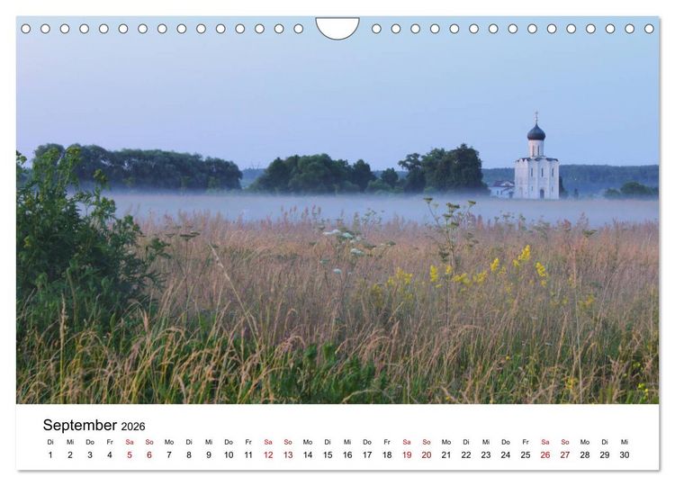 Produktbild: Goldenes Russland (Wandkalender 2026 DIN A4 quer), CALVENDO Monatskalender