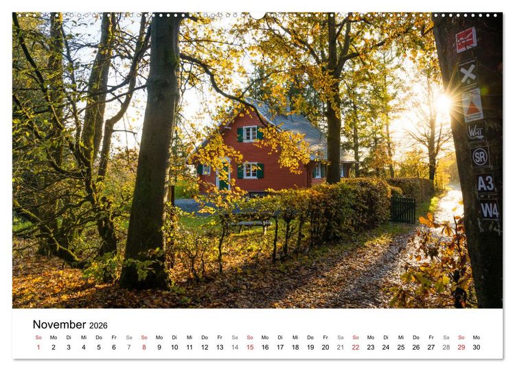 Produktbild: SAUERLAND &ndash; Besondere Orte (hochwertiger Premium Wandkalender 2026 DIN A2 quer), Kunstdruck in Hochglanz