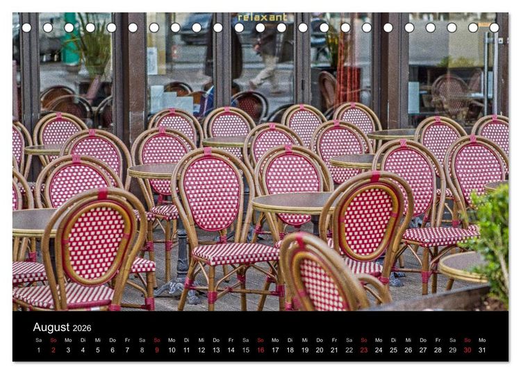 Produktbild: Paris (Tischkalender 2026 DIN A5 quer), CALVENDO Monatskalender