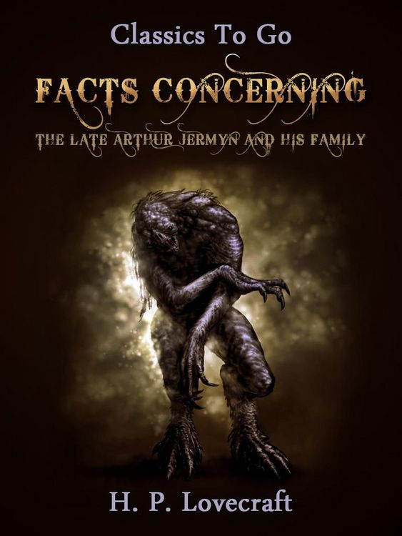 Produktbild: Facts Concerning the Late Arthur Jermyn and His Family