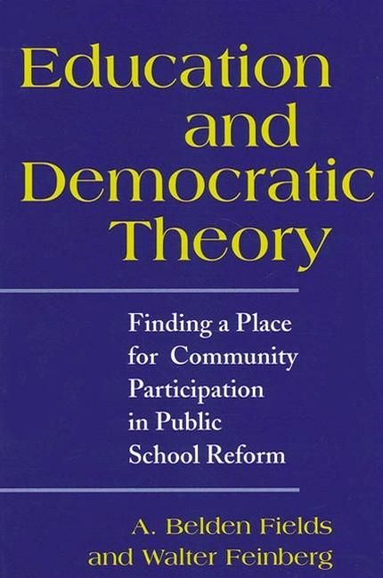 Produktbild: Education and Democratic Theory