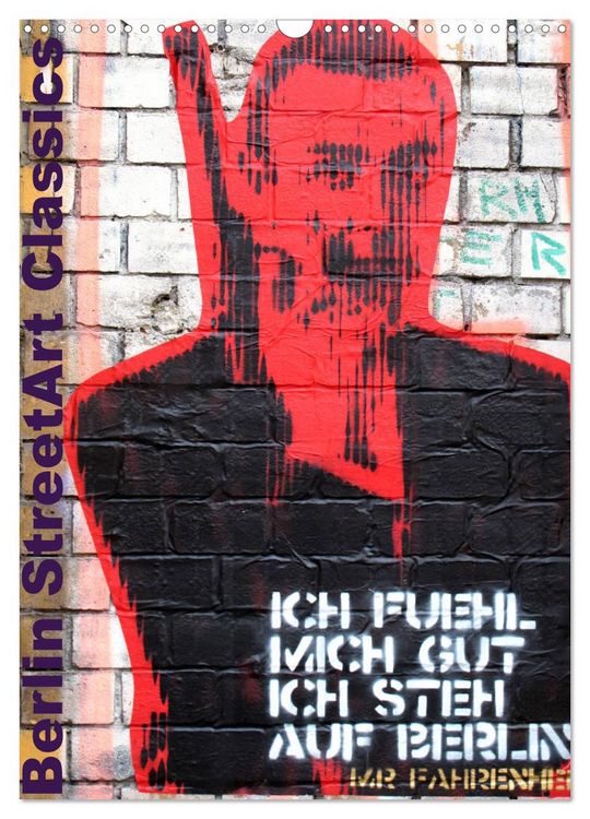 Produktbild: Berlin StreetArt Classics (Wandkalender 2026 DIN A3 hoch), CALVENDO Monatskalender