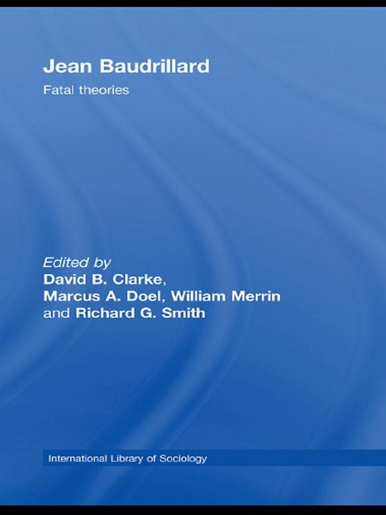 Produktbild: Jean Baudrillard
