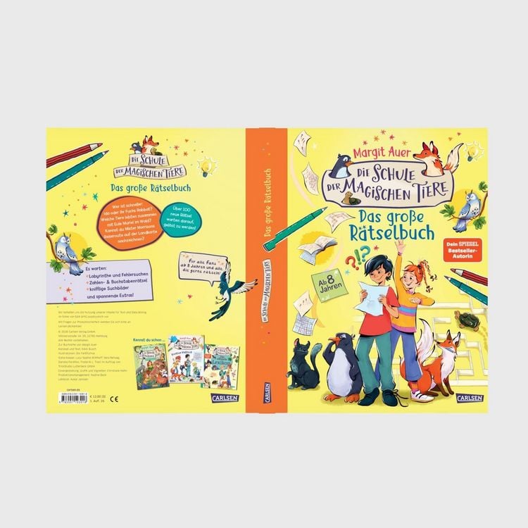 Produktbild: Die Schule der magischen Tiere Besch&auml;ftigung: Das gro&szlig;e R&auml;tselbuch
