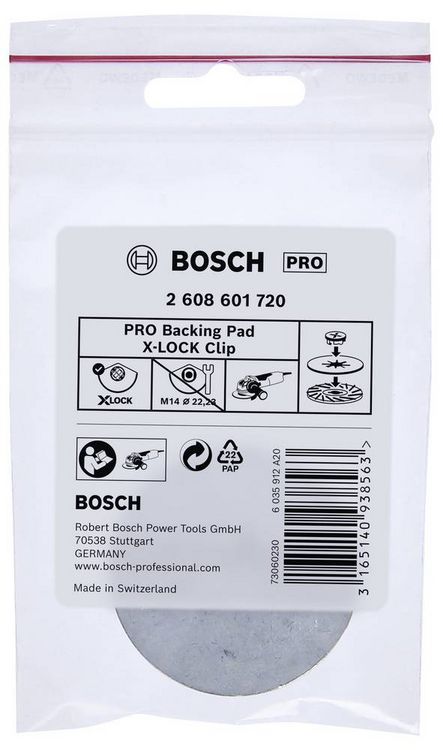 Produktbild: St&uuml;tzteller-Clip X-LOCK Bosch Accessories 2608601720
