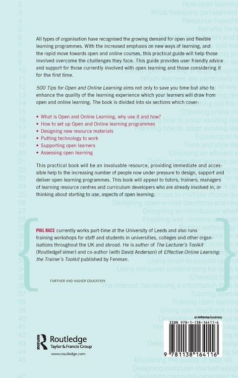 Produktbild: 500 Tips for Open and Online Learning