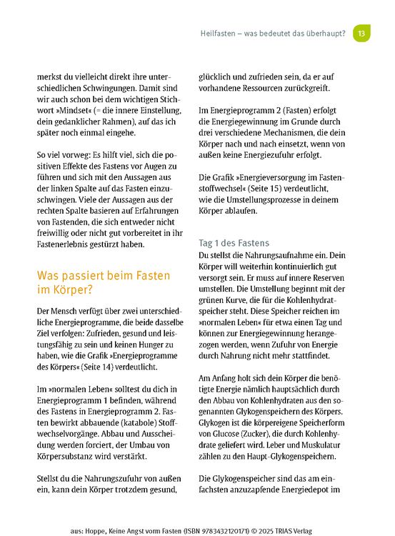 Produktbild: Keine Angst vorm Fasten