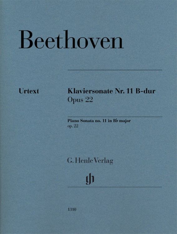 Produktbild: Ludwig van Beethoven - Klaviersonate Nr. 11 B-dur op. 22