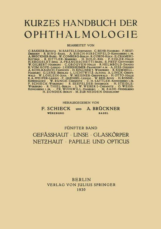 Produktbild: Gef&auml;sshaut &middot; Linse Glask&ouml;rper &middot; Netƶhaut Papille und Opticus