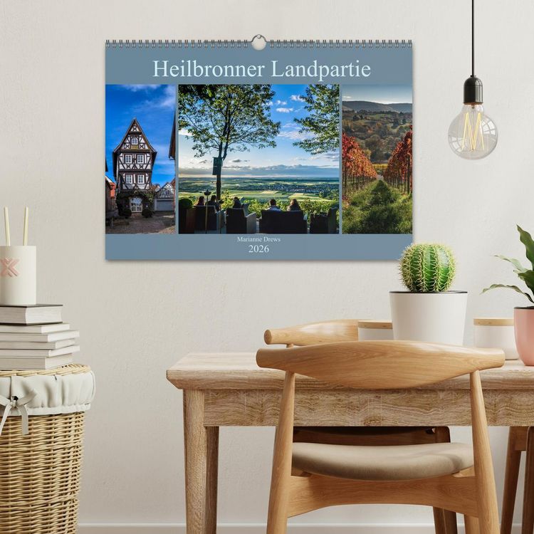 Produktbild: Heilbronner Landpartie (Wandkalender 2026 DIN A3 quer), CALVENDO Monatskalender