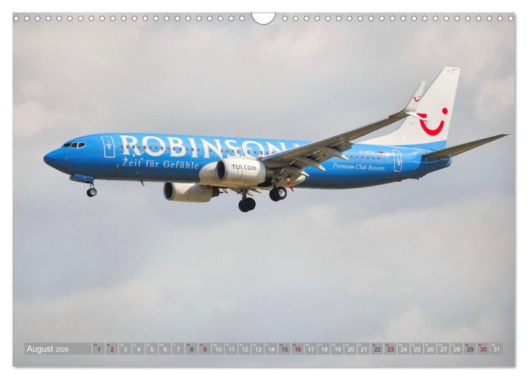 Produktbild: Flugzeuge - Eindrucksvolle Riesen am Himmel (Wandkalender 2026 DIN A3 quer), CALVENDO Monatskalender