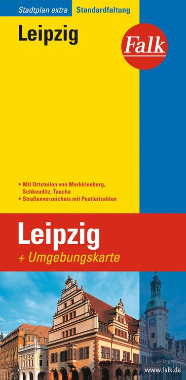 Produktbild: Falk Stadtplan Extra Standardfaltung Leipzig
