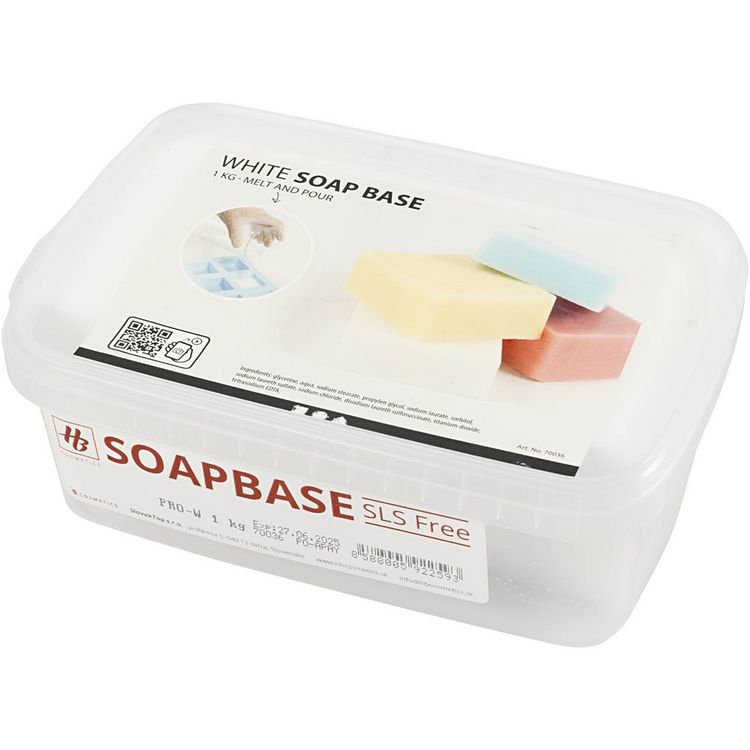 Produktbild: Creativ Company Seifenbasis, Kristallform f&uuml;r Gie&szlig;seife, Wei&szlig;, 1 kg