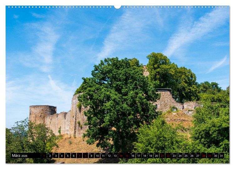 Produktbild: Blankenberg Burg und Stadt (Wandkalender 2026 DIN A2 quer), CALVENDO Monatskalender