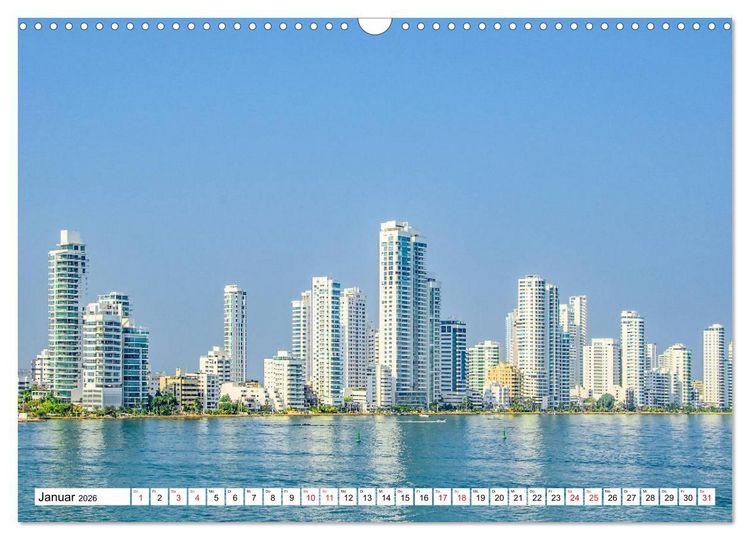 Produktbild: Traumziele Mittelamerikas - Costa Rica, Panama und Kolumbien (Wandkalender 2026 DIN A3 quer), CALVENDO Monatskalender