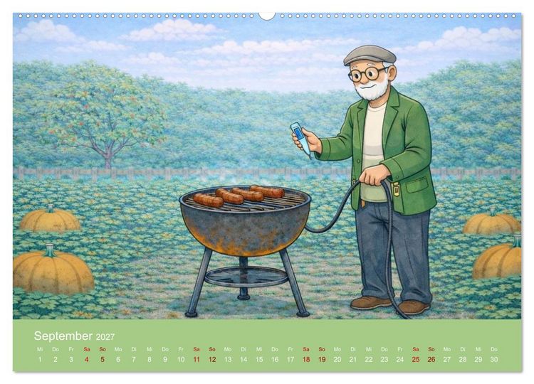 Produktbild: Opa Edition - Pragmatisch ans Werk (Wandkalender 2027 DIN A2 quer), CALVENDO Monatskalender