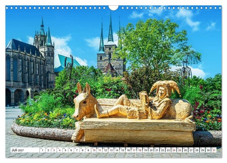 Produktbild: Erfurt - Stadt meines Herzens (Wandkalender 2027 DIN A3 quer), CALVENDO Monatskalender