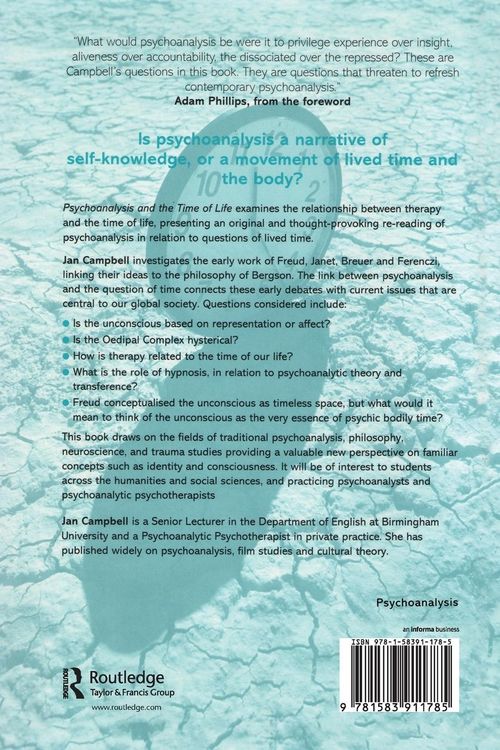 Produktbild: Psychoanalysis and the Time of Life