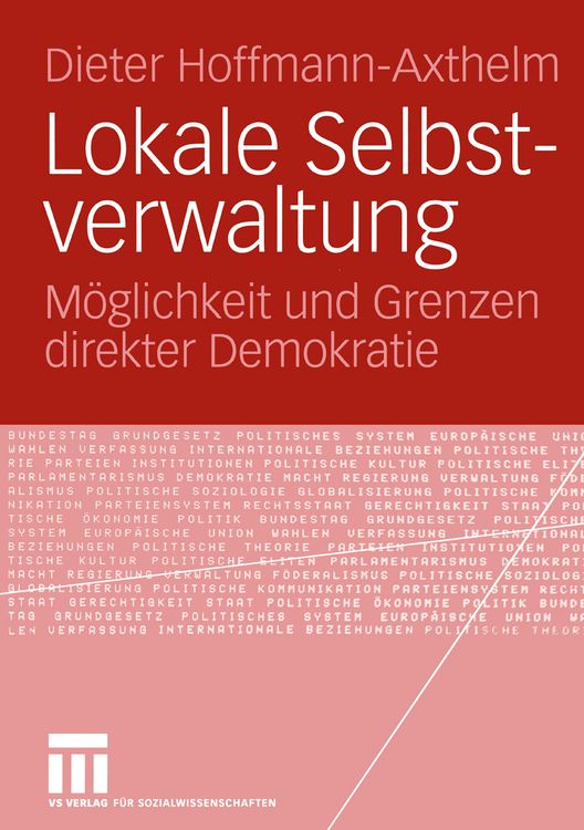 Produktbild: Lokale Selbstverwaltung