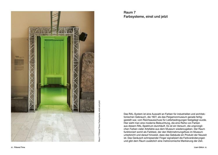 Produktbild: Liam Gillick &ndash; Filtered Time. Reflexionen &uuml;ber das Pergamonmuseum