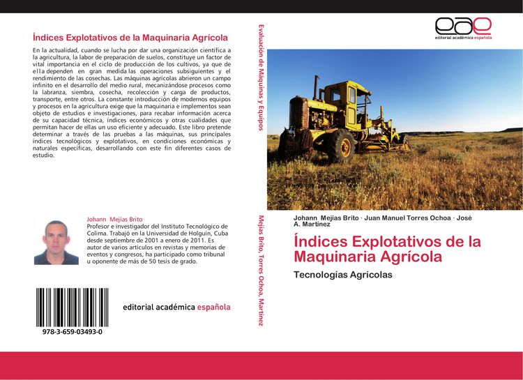 Produktbild: &Iacute;ndices Explotativos de la Maquinaria Agr&iacute;cola