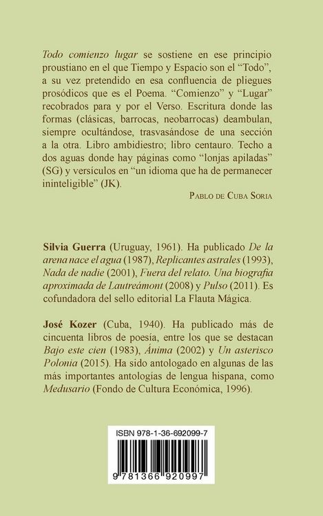Produktbild: Todo comienzo lugar