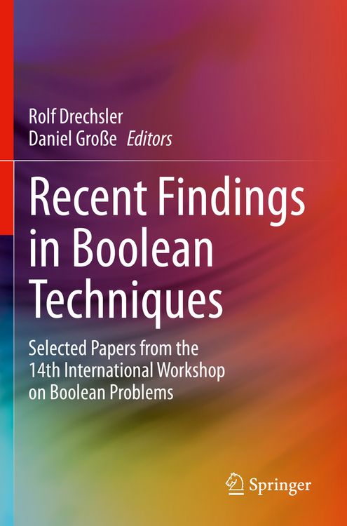Produktbild: Recent Findings in Boolean Techniques