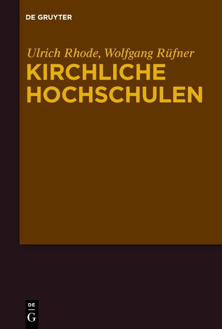 Produktbild: Kirchliche Hochschulen