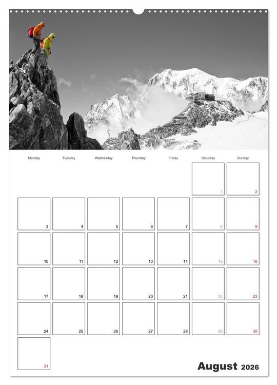 Produktbild: EXPLORING ALPS (High Quality Premium Wall Calendar 2026 DIN A2 portrait),CALVENDO 12 Month Wall Calendar