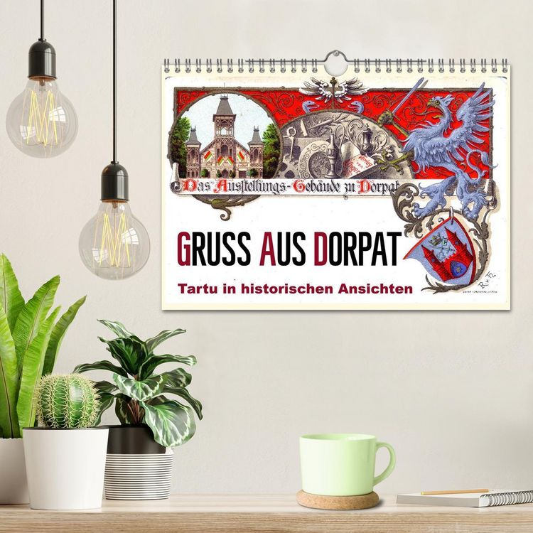 Produktbild: Gruss aus Dorpat - Tartu in historischen Ansichten (Wandkalender 2026 DIN A4 quer), CALVENDO Monatskalender