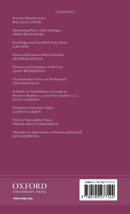 Produktbild: Oxford Studies in Ancient Philosophy