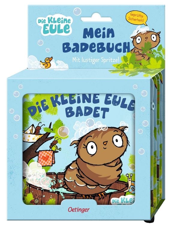 Produktbild: Die kleine Eule badet, Badebuch