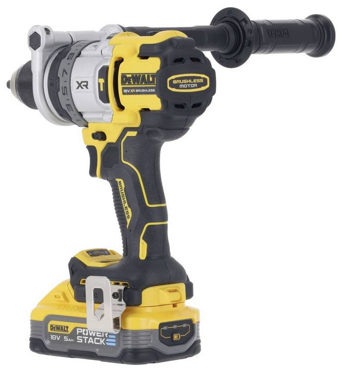 Produktbild: DEWALT DCD1007H2T-QW 3-Gang-Akku-Schlagbohrschrauber inkl. 2. Akku, inkl. Ladeger&auml;t