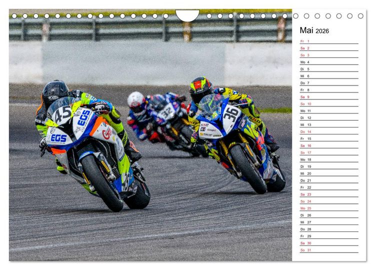Produktbild: Faszination Superbikes (Wandkalender 2026 DIN A4 quer), CALVENDO Monatskalender
