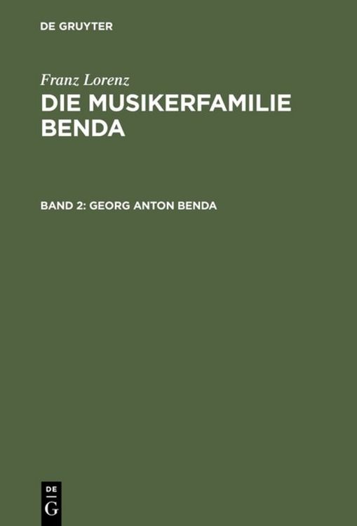 Produktbild: Georg Anton Benda