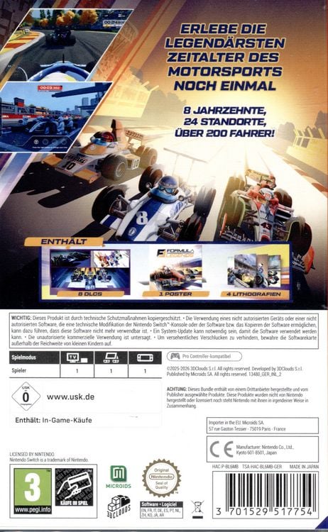 Produktbild: Formula Legends (Legacy Edition)