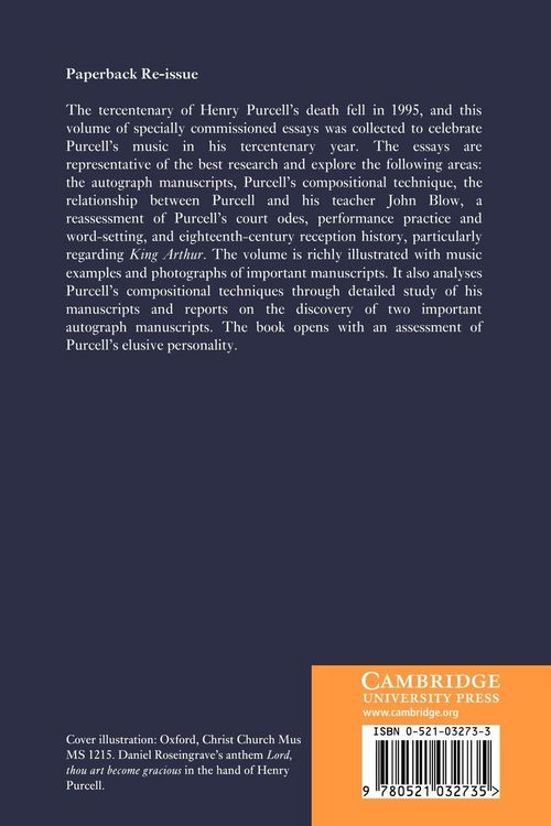 Produktbild: Purcell Studies