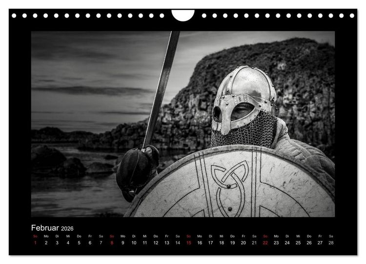 Produktbild: Wikinger und Krieger (Wandkalender 2026 DIN A4 quer), CALVENDO Monatskalender