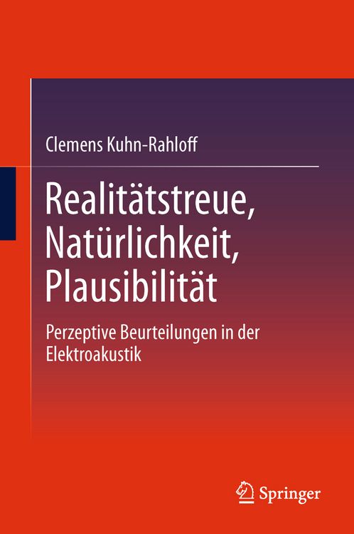 Produktbild: Realit&auml;tstreue, Nat&uuml;rlichkeit, Plausibilit&auml;t