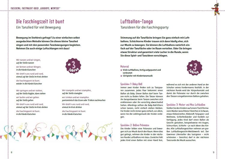 Komm, wir feiern! Kitafeste von Januar bis Juni