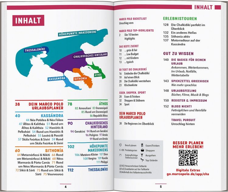 Produktbild: MARCO POLO Reisef&uuml;hrer Chalkidik&iacute;, Thessalon&iacute;ki