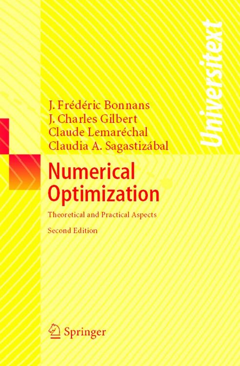 Produktbild: Numerical Optimization