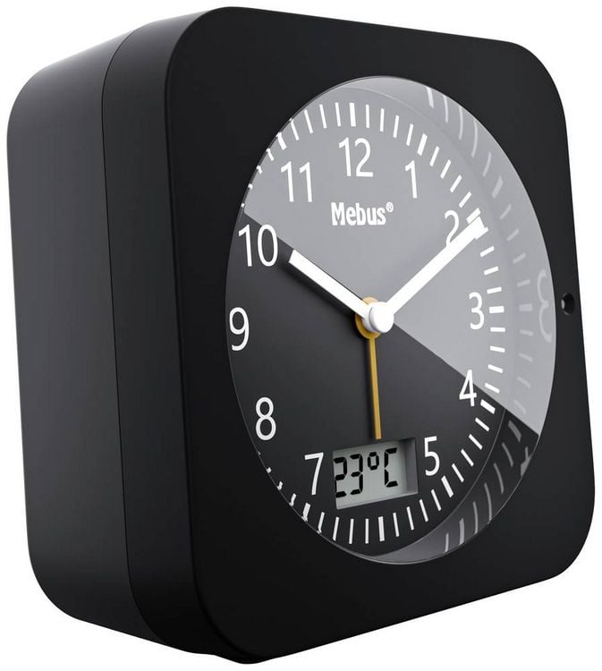 Produktbild: Mebus 25609 Funk Wecker Schwarz