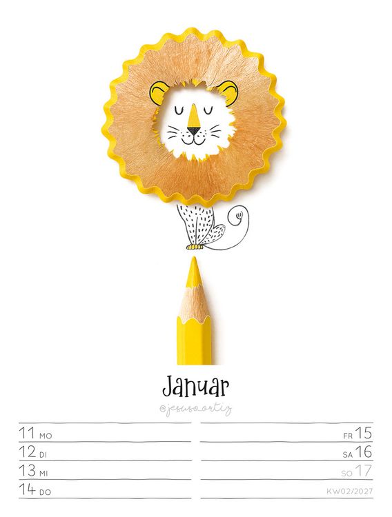 Produktbild: Little Dreams Wochenplaner Kalender 2027